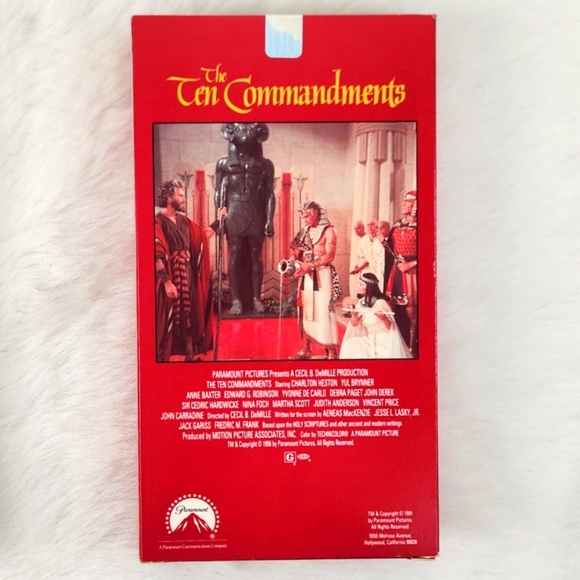 Cecil B. DeMille's The Ten Commandments VHS 35th Aniversary Edition Restoration - Picture 12 of 17